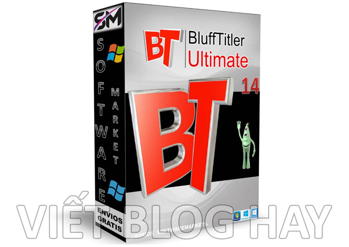 phần mềm chỉnh sửa video BluffTitler Ultimate 14.8 Portable