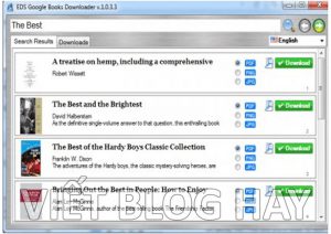 Phần mềm Ebook EDS Google Books Downloader 1.0.7.9 Portable