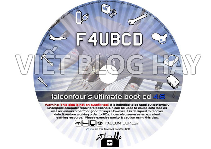 Phần mềm Ebook FalconFour’s Ultimate Boot CD/USB 4.61