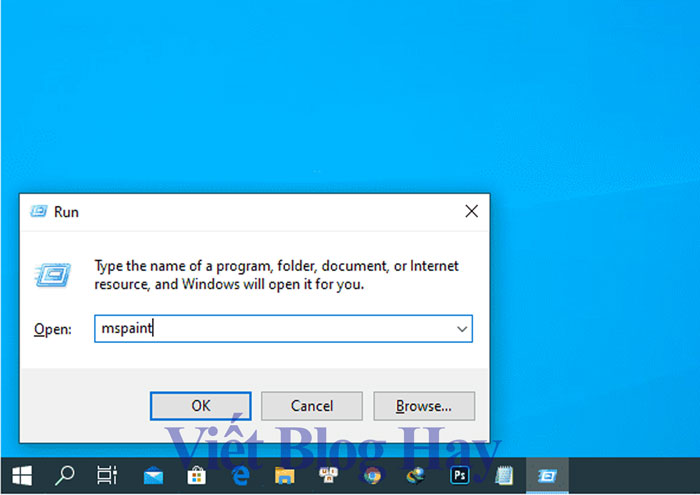 Cách chụp ảnh màn hình máy tính Windows bằng phím Prt Scr với Paint - Bước 2,2