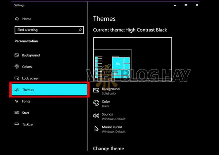 Cách sửa lỗi màu sắc Windows 10 bằng cài lại themes - 2