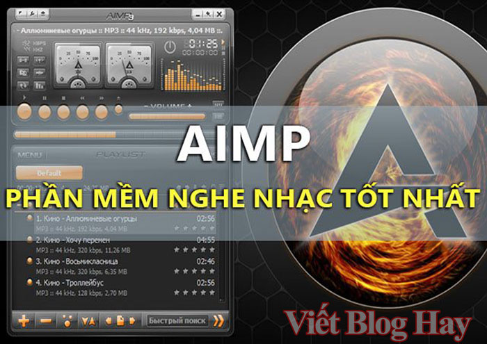 Phần mềm nghe nhạc miễn phí AIMP