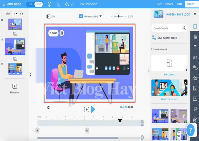 Tổng hợp phần mềm làm video online miễn phí - PowToon