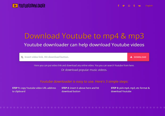 Tải video bằng phần mềm Youtube Downloader